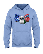 Load image into Gallery viewer, Lovely Phone Case Three Owl With US Flag Gift For Owl Lovers Hoodie
