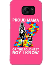 Load image into Gallery viewer, Proud Mama Of The Touchest Boy I Know Autism's Day Gift Phone case
