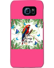 Load image into Gallery viewer, Scarlet Macaw With Butterflies I Am Always With You Gift For Lover Phone case

