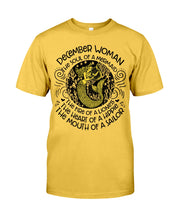 Load image into Gallery viewer, December Woman The Soul Of A Mermaid Birthday Meaningful Gift For Women Guys Tee
