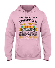 Load image into Gallery viewer, I'm A Grumpy Old Vietnam Veteran Special  Custom Design Hoodie
