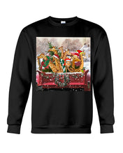 Load image into Gallery viewer, Giraffe Red Car Merry Christmas Gift For Giraffe Lovers Sweatshirt
