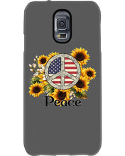 Load image into Gallery viewer, Peace Sign Sunflower Birthday Gift For Girls Phone case

