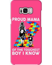 Load image into Gallery viewer, Proud Mama Of The Touchest Boy I Know Autism's Day Gift Phone case
