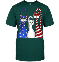 Load image into Gallery viewer, Cat Happy America  Independence's Day Special Custom Design Guys Tee
