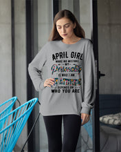 Load image into Gallery viewer, April Girl Make No Mistake My Personality Trending For Birthday Gift Unisex Long Sleeve
