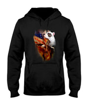 Load image into Gallery viewer, Dogo Argentino American Wings Gift For Dog Lovers Hoodie
