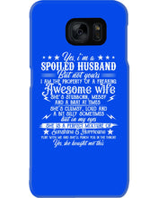 Load image into Gallery viewer, Shes Stubborn Messy And A Brat At Times Black Gift For Husband Phone case

