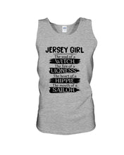 Load image into Gallery viewer, Jersey Girl The Heart Of A Hippie Unisex Tank Top
