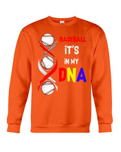 Load image into Gallery viewer, Baseball Be My DNA Gift For Sport Lovers Sweatshirt

