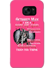 Load image into Gallery viewer, October Man Son Of God Birthday Meaningful Gift For Men Phone case
