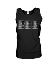 Load image into Gallery viewer, Vintage Funny Guitar Chords Custom Gift For Guitar Lovers Unisex Tank Top
