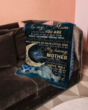 Load image into Gallery viewer, Giving For  Mama Love You With All My Heart   Custom Design Fleece Blanket
