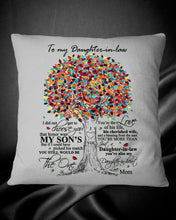 Load image into Gallery viewer, Gift For Daughter-in-law Thank For Loving My Amazing Son Trending Pillow Cover
