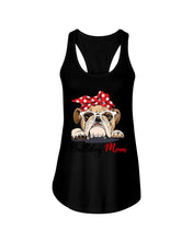 Load image into Gallery viewer, Black Phone Case Bulldog Mom Gift For Bulldog Lovers Ladies Flowy Tank
