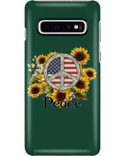 Load image into Gallery viewer, Peace Sign Sunflower Birthday Gift For Girls Phone case
