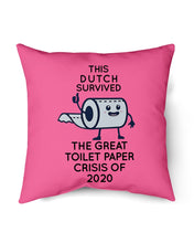 Load image into Gallery viewer, Dutch Survived The Great Toilet Paper Crisis Of 2020 For Personalized Nation Gift Pillow Cover
