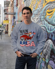 Load image into Gallery viewer, Horse Made In The America Red Car Gift For Horse Lovers Sweatshirt
