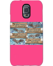 Load image into Gallery viewer, Do What Makes You Happy With Bats Gift For Girls Phone case

