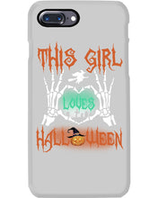 Load image into Gallery viewer, This Girl Loves Halloween Gift For Girls Phone case
