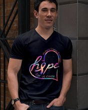 Load image into Gallery viewer, Hope For A Cure Multiple Sclerosis Awareness Guys V-Neck
