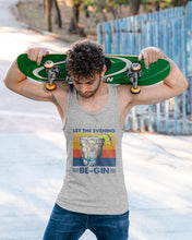 Load image into Gallery viewer, Lovely Phone Case Let The Evening Be-Gin Retro Vintage Unisex Tank Top
