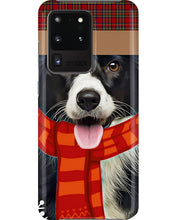 Load image into Gallery viewer, Santa Border Collie In Stock Gift For Dog Lovers Phone case
