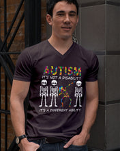 Load image into Gallery viewer, Autism It's A Different Ability Gift For Autism People Guys V-Neck
