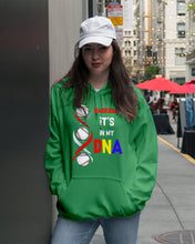 Load image into Gallery viewer, Baseball Be My DNA Gift For Sport Lovers Hoodie
