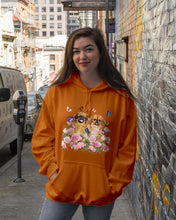 Load image into Gallery viewer, Pekingese With Peonies Gift For Dog Lovers Hoodie
