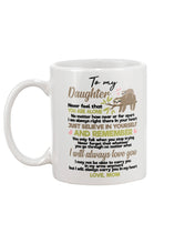 Load image into Gallery viewer, Mom Gift For Daughter Never Feel That You Alone Mug
