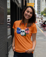 Load image into Gallery viewer, Lovely Phone Case Three Owl With US Flag Gift For Owl Lovers Ladies Tee
