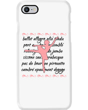 Load image into Gallery viewer, Ballet Words Pink Pattern Gift For Ballet Dancer Phone case
