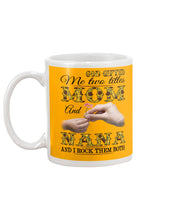 Load image into Gallery viewer, God Gifted Me Two Titles Mom And Nana And I Rock Them Both Mug
