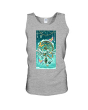 Load image into Gallery viewer, Butterfly Gorgeous Diamond With Dreamcatcher Gift For Girls Unisex Tank Top
