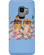 Load image into Gallery viewer, Pekingese With Peonies Gift For Dog Lovers Phone case
