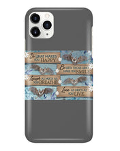 Load image into Gallery viewer, Do What Makes You Happy With Bats Gift For Girls Phone case
