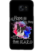 Load image into Gallery viewer, ln Boston Terrier Hope Is The Only Thing Gift For Dog Lovers Phone case
