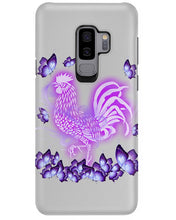 Load image into Gallery viewer, Chicken Purple Butterflies Gift For Chicken Lovers Phone case
