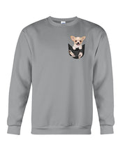 Load image into Gallery viewer, Market Trendz Chihuahua In Pocket Birthday Gift Sweatshirt
