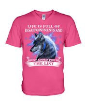 Load image into Gallery viewer, Life Is Full Of Disappointment And I Added You To The List Guys V-Neck
