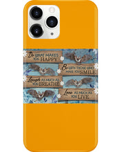 Load image into Gallery viewer, Do What Makes You Happy With Bats Gift For Girls Phone case

