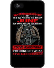Load image into Gallery viewer, Never Underestimate This Old Man Who Was Born In June Custom Design Phone case
