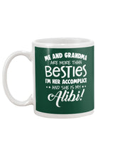 Load image into Gallery viewer, Me And Grandma Are More Than Besties Custom Gift For Family Mug
