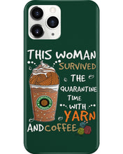 Load image into Gallery viewer, The Quarantine Time With Yarn And Coffee Gift For Women Phone case
