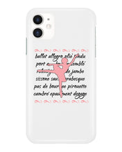 Load image into Gallery viewer, Ballet Words Pink Pattern Gift For Ballet Dancer Phone case
