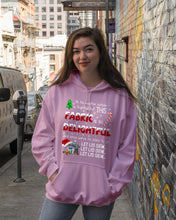 Load image into Gallery viewer, Weather Outside Frightful Sewing Let Us Sew Hoodie
