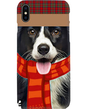 Load image into Gallery viewer, Santa Border Collie In Stock Gift For Dog Lovers Phone case
