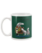 Load image into Gallery viewer, Everything Will Be Just Fine African Grey Parrot And Wine Gift For Bird Lovers Mug
