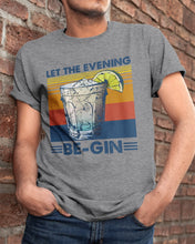 Load image into Gallery viewer, Lovely Phone Case Let The Evening Be-Gin Retro Vintage Guys Tee
